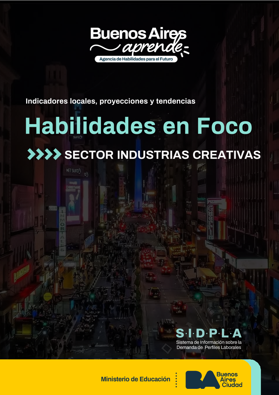 Tapa informe sector Industrias Creativas